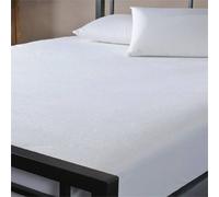 Nordara Waterproof Terry Towelling Mattress Protector in White | Size: Double Nordara White Double