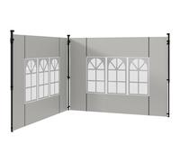 Nordara White-2 Pack Gazebo Side Panels Replacement in White | Size: 100 cm x 15 cm Nordara White 100 cm x 15 cm