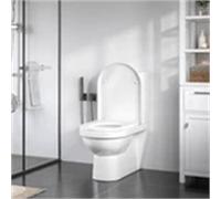 Nordara White WC Toilet Seat Hinge | Size: 1000mm x 400mm Nordara White 1000mm x 400mm