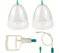 Nordara Women's Breast Enlarger Pump Kit, Vacuum Enhancement Massager Cups Machine in Clear Nordara Clear
