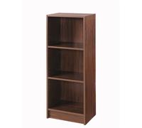 Nordara Wooden 3 Tier Bookcase Display Storage Unit Stand Brown Nordara Brown