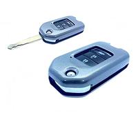 Nordecco Plastic Shell Case Compatible With 2/3/4 Button Flip Key Fob Remote Ci vic Ac cord 2016+ H-nda Ci vic Type R Ac cord CR-V HR-V Jaz z XR-V (Grey)