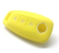 Nordecco Silicone Key Case For Nissan X-trail T33 Kicks J12 Juke Teana Rouge Altima Ariya Pathfinder 2022 2023 2024 2025 Qashqai facelift e-Power 2/3 Button Keyless (3 Buttons, Yellow)