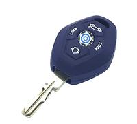 Nordecco SILICONE KEY FOB PROTECTIVE Cover Compatible WITH 3/4 Button BMW 3 E35 E46 E90 E39 38 36 E91 E60 65 66 67 E61 E53 3 5 6 MODEL M SPORT 3 M3 M5 X5 X6 Z3 Z4 (Mauveine Purple)