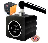 Nordell vocal microphone isolation booth with built in double wall pop shield filter - portable microphone vocal booth for home & studio recording - prefect gift present for singer vocalist