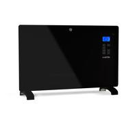 Norderney Convection Heater Thermostat Timer 2000W 30m² Black