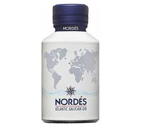 NORDÉS Premium Gin | Made from a Portion of Wine Alcohol and 6 Galician Botanicals. Fresh, Aromatic and Well-Balanced Flavour. 40% ABV - 5cl Miniature Bottle