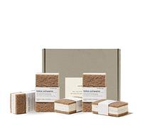 nordesign Sustainable Washing Up Sponge (Set of 10), Vegetable Coconut Sponge for the Kitchen, Biodegradable Kitchen Sponge, Natural Dish Sponge, Scouring Pad, Sustainable Products - Zero Waste