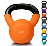 Nordfit Neoprene Coated Cast Iron Kettlebell Weights - Kettle Bells 4-20kg - Home Gym, Fitness, Exercise, Cardio Strength Training and Weight Lifting