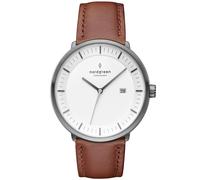 Nordgreen Philosopher 36 mm PH36GMLEBRXX - Unisex - 36 mm - Analogue - Quartz - Mineral Glass White 18 mm