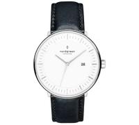 Nordgreen Philosopher PH40SILEBLXX - Man - 40 mm - Analogue - Quartz - Mineral Glass White 20 mm