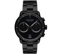 Nordgreen Pioneer 42 mm PI42BL3LBLTB - Man - 42 mm - Analogue - Quartz - Sapphire Glass Black 20 mm