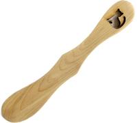 Nordhus Design Butter Spreader, Scandinavian Style Wood Spreading Knife for Jam, Jelly, Peanut Butter, Cream Cheese, Avocado, Frosting, Sandwich Condiments and Various Spreads. Ergonomic Design, Made