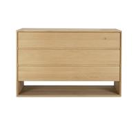 Nordic 3 Drawer Dresser - Oak