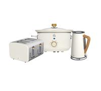 Nordic 4 Slice Toaster, Cordless Kettle and Slow Cooker Bundle in Green
