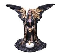 Nordic Angel Wings Figure Sculpture, Resin Kneeling Statue Ornaments for Home Decor, Emotional Art Decoration for Office, Entryway, Bookshelf, or Minimalist Interior Display Scene