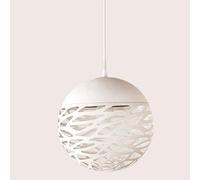 Nordic Art Sphere Chandelier Creative Hollow Shape Pendant Lamp Modern and Simple Light Fixture Suitable for Bedroom Kitchen Island Dining Room Hanging Light