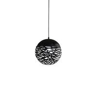 Nordic Art Sphere Chandelier Creative Hollow Shape Pendant Lamp Modern and Simple Light Fixture Suitable for Bedroom Kitchen Island Dining Room Hanging Light