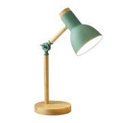 Nordic Bedside Lamp Adjustable Wood Bedside Lamp, Eye Protection Simple Modern Reading Table Lamp, Creative Desk Lamp Bedside Nightstand Lamp for Home Bedroom Kids Study Room