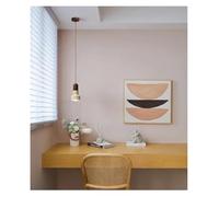 Nordic Cave Stone Chandelier Yellow Travertine Pendant Light for Dining Room Kitchen Bedroom Bedside Decoration lamp(Style F,Warm)
