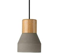 Nordic Cement Suspension Lamp Retro Bedside Solid Wood Pendent Lamp Spherical Glass Hanging Light for y Kitchen Dining Bedroom Chandelier