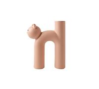 Nordic Ceramic Vase for Flowers, Cute Tube Cat Shape Vases U-Shape Dried Flower Vase, Modern Ceramic Minimalist Nordic Boho Vase for Centrepiece, Home Decor