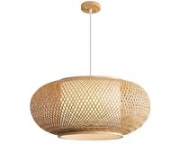 Nordic Chandelier Led Bamboo Woven Rattan Basket Ceiling Pendant Light Fixtures Retro Lamp Hanging Lamp Ceiling Lamp Country Corridor Lighting Japanese Tatami Tea Room Living Room Study Lanter