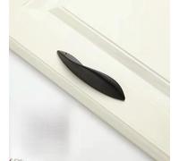 Nordic Classic Drawer Handle Black Gold Handle Wine Cabinet Closet Door Furniture Handles Hardware Beautiful Zinc Alloy Handle(Black-96)