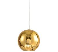 Nordic Classical Rose Gold Glass Globe Pendant Light Mirror Finish Chrome Hanging Lamp Round Ball Modern Gold Bedside Ceiling Pendant Lighting Silver Chandelier for Kitchen Dining Room Hallway