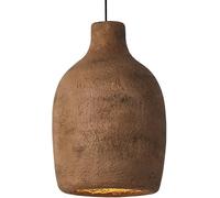 Nordic Classical Vintage Wabi-sabi Farmhouse Kitchen Hanging Lamp Geometric Resin Concrete Large Japanese E27 Suspended Chandelier Lighting for Dining Room Bedroom