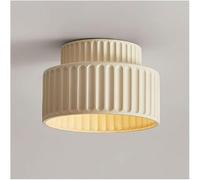 Nordic Colorful Cream Resin Ceiling Light Modern Flush Mount Ceiling Lamp E27 Base Ceiling Lighting Close to Ceiling Light Fixtures for Cloakroom Kitchen Porch Hallway Restaurant,Beige
