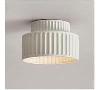 Nordic Colorful Cream Resin Ceiling Light Modern Flush Mount Ceiling Lamp E27 Base Ceiling Lighting Close to Ceiling Light Fixtures for Cloakroom Kitchen Porch Hallway Restaurant,White