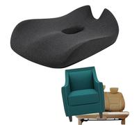 Nordic Comforts Seat & Lumbar Cushion, Ergonomic Memory Foam Seat Cushion for Car Seat Driver, for Driving, Office Chair (#C)