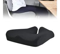 Nordic Comforts Seat & Lumbar Cushion, Nordic Comforts Orthopedic Seat Cushion, Ergonomic Memory Foam Seat Cushion - Relieves Tailbone & Lower Back Pain, Works on Any Chair