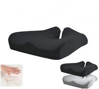 Nordic Comforts Seat & Lumbar Cushion,Nordic Comforts Seat Cushion,Ergonomic Memory Foam Seat Cushion,Nordicscomforts Orthopedic Lumbar Cushion,for Office & Travel-Hip & Sciatic Comforts (Black)