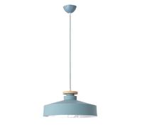 Nordic Countryside Ceiling, Color Pendant with Wood Hanging Lamp, Personalized Single-Head Light Fixture for Restaurant, Dining Room, Bedroom, Kitchen, Bar