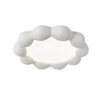 Nordic Cream-Style Ceiling Lamp Resin Lampshade Flat Lighting Fixtures Bubble Design Round LED Low Profile Close to Ceiling Light for Dining Rooms and Bedrooms