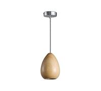 Nordic Creative Flush Mount Wooden Pendant Lamp Minimalist Single Head Sphere Suspension Light E27/E26 Living Room Bedside LED Ceiling Light Small Spotlight Bar Cafe Restaurant Shop Chandelier