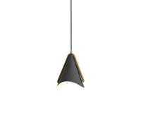 Nordic Creative Ironwork Hanging Lamp A Modern Minimalist Wooden Restaurant Pendant Light E27 Lamp Holder Living Room Hotel Corridor Chaners Suitable for Coffee Shops Hair Salons Lightin (Gray)