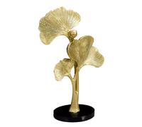 Nordic Ginkgo Biloba Ornament Leaf Sculpture Home Decor Living Room Office Resin Accessory DesktopDecor CraftsB