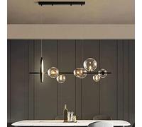 Nordic Glass Bubble G9 Bulb LED Ceiling Hanging Lamp Indoor Decor Dining Room Cloth Store Pendant Light Living Room Kitchen Island Droplight decoration
