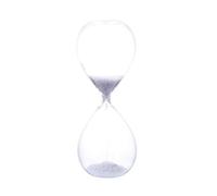 Nordic Glass Droplet Hourglass Timer, 5/15/30/60 Minute Aesthetic Sand Clock for Living Room Shelf Desk Decor, Creative Home Ornament(Red,30min 8x20 cm)