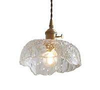 Nordic Glass Pendant Lights Fixtures for Dining Room Bar Restaurant Deco Hanging Lamp Bedside Suspension Lighting Creative Minimalist E27 Transparent Lampshade Change for The Better