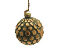Nordic Glass Scallop Bauble 6Pk