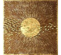 Nordic Golden Fish Paintings Artwork Texture Posters and Prints on Canvas Wall Art Pictures for Living Room Minimalist Home Decor 80x80cm Frameless