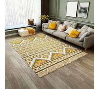 Nordic Graphene Electric Heating Carpet, Electric Heated Area Rug, Foot Warming Heater, Adjustable Temperature & Timer, Energy Saving Indoor Heated Pad for Indoor/Under Desk(C,150 * 200cm) (A 150