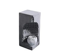 Nordic Grey Aroma Diffuser - Essential Oil Stone Ornament, Air Freshener & Deodorizer, Modern Architectural Design for Home & Office Decor