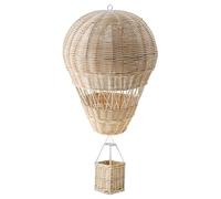 Nordic Hand-woven Rattan Small Hot Air Balloon Kids Room Wall Hanging Decors Nursery Craft Decorations Photo Props Gifts