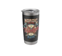 Nordic Heritage Vikings Die Strong in Battle Stainless Steel Insulated Tumbler