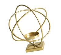 Nordic Holder Stand Decorative Hollowed Geometric Square Globes Iron Tealight Candlestick For Romance Home Decors Table Centerpieces Candlestick